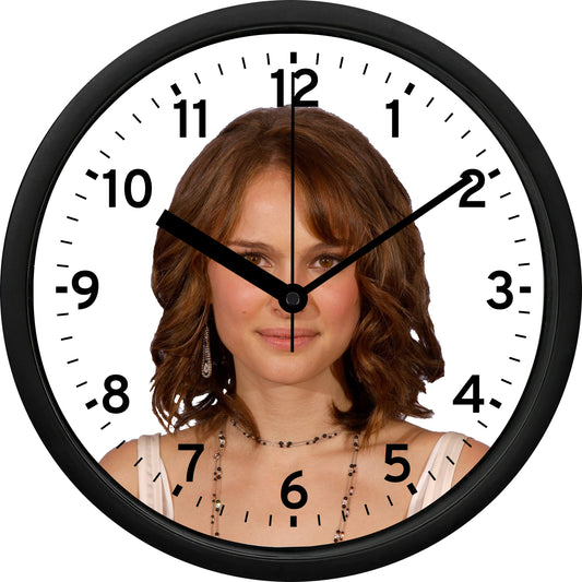 Natalie Portman Wall Clock