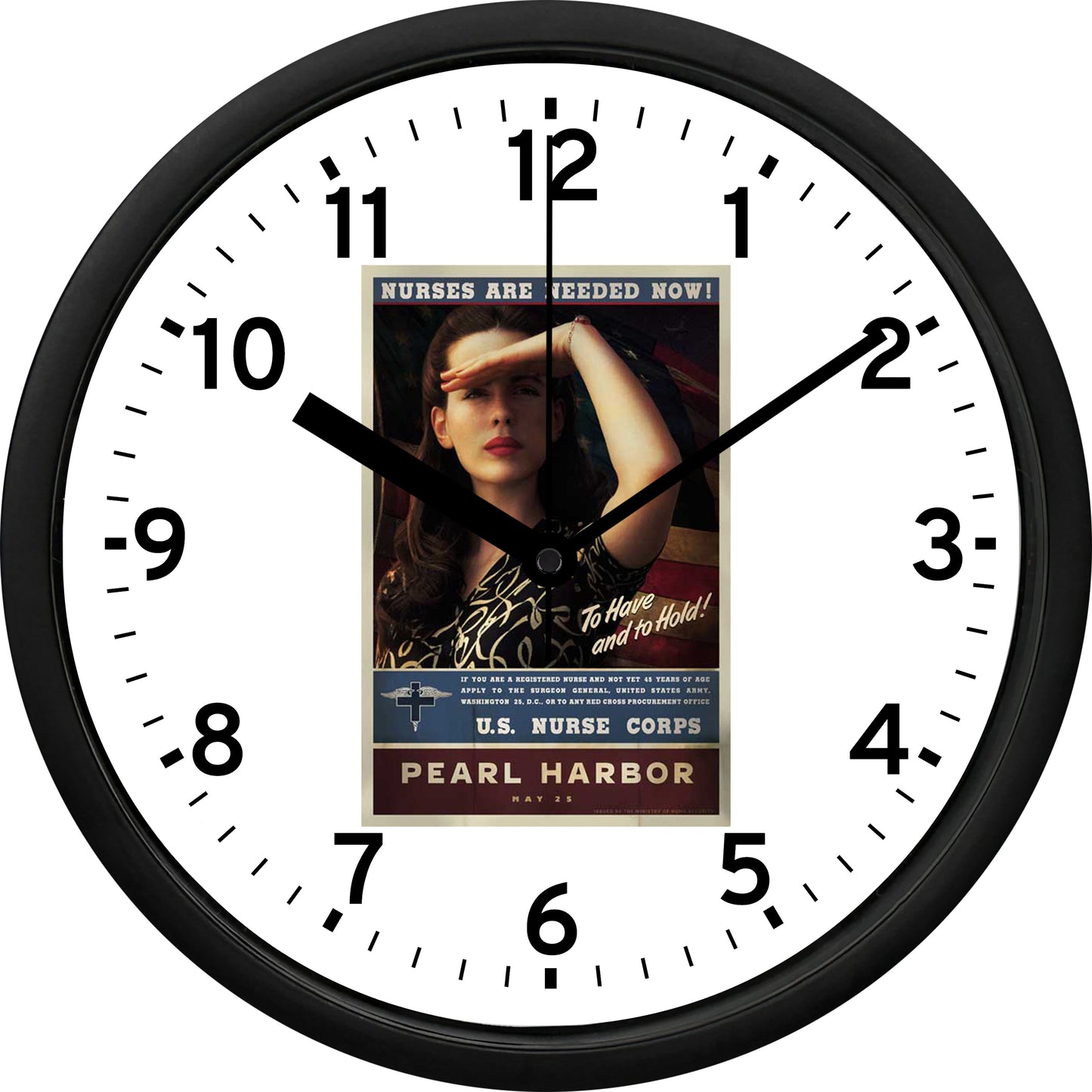 Kate Beckinsale "Pearl Harbor" Wall Clock