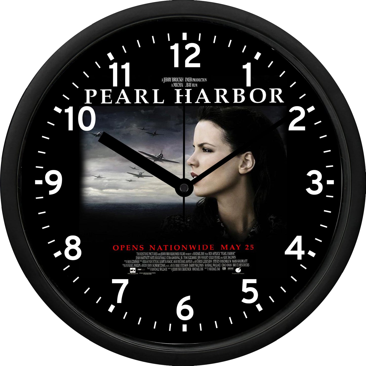 Kate Beckinsale "Pearl Harbor" Wall Clock