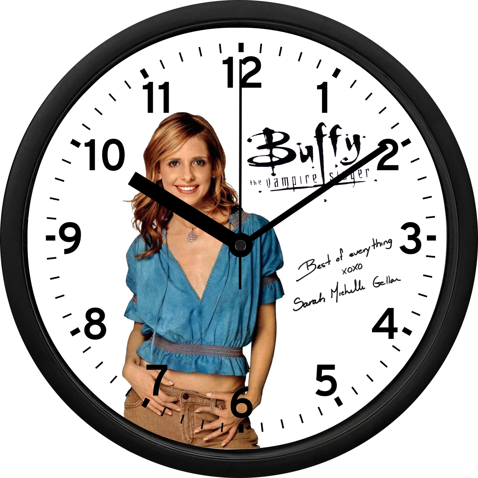 Sarah Michelle Gellar "Buffy the Vampire Slayer" Wall Clock