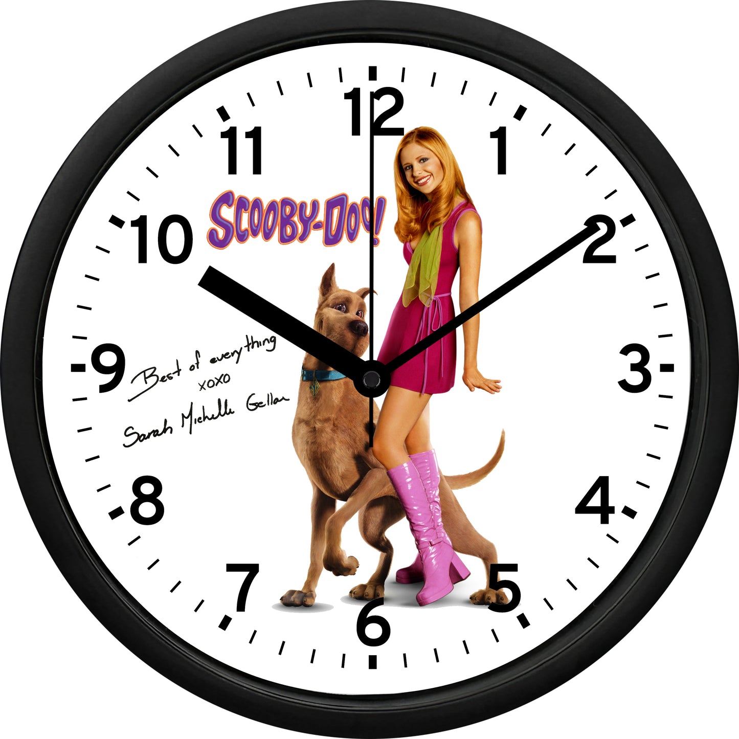 Sarah Michelle Gellar "Scooby-Doo!" Wall Clock