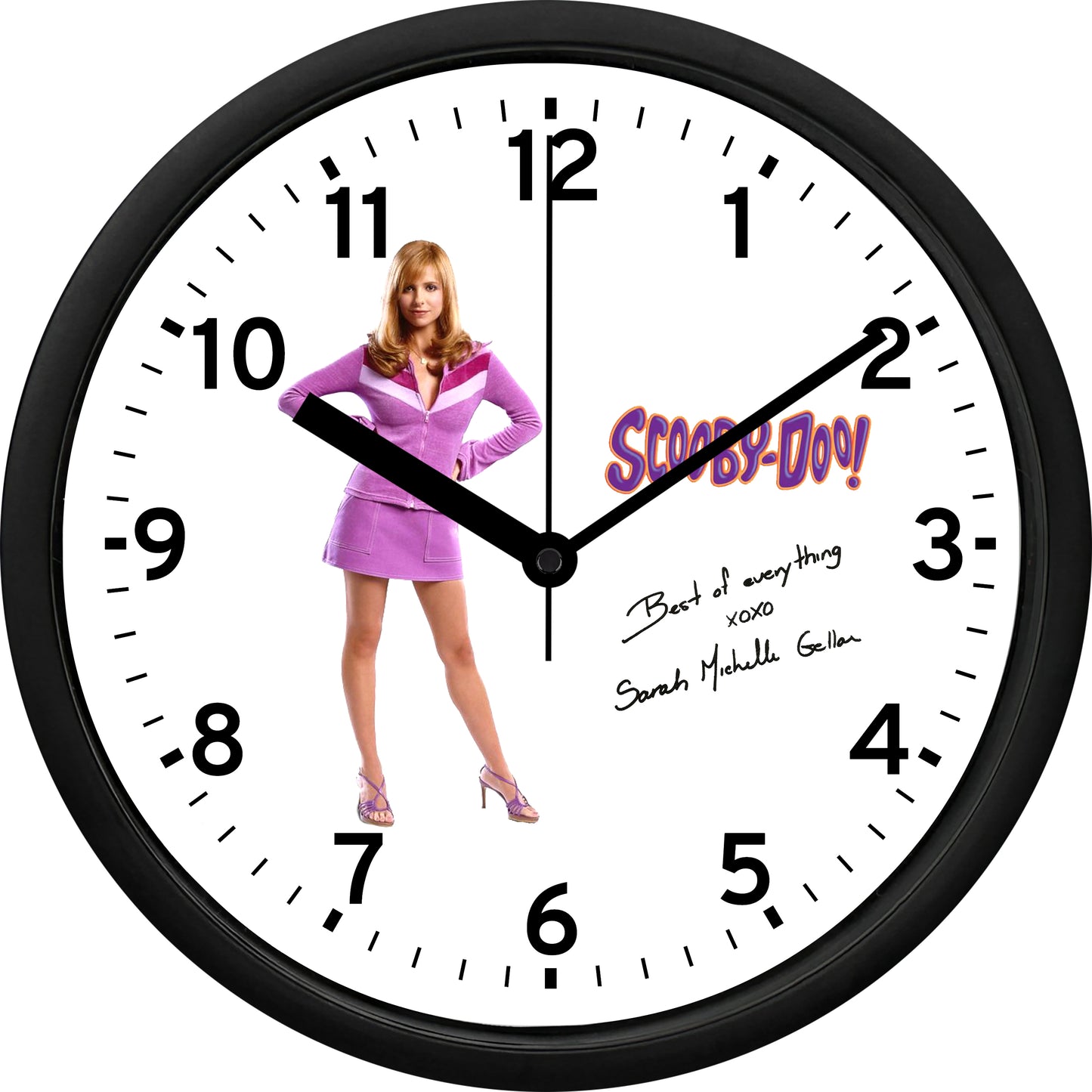 Sarah Michelle Gellar "Scooby-Doo!" Wall Clock