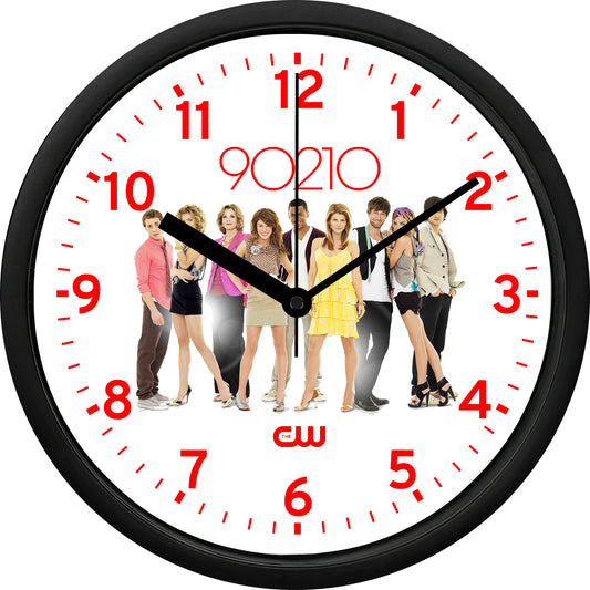 Cast of CW's "90210" Wall Clock