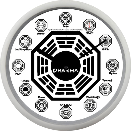 DHARMA Initiative Wall Clock