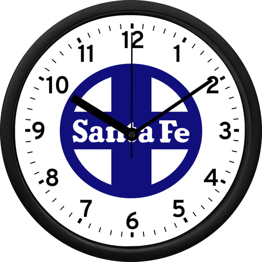 Atchison, Topeka and Santa Fe Railway Wall Clock