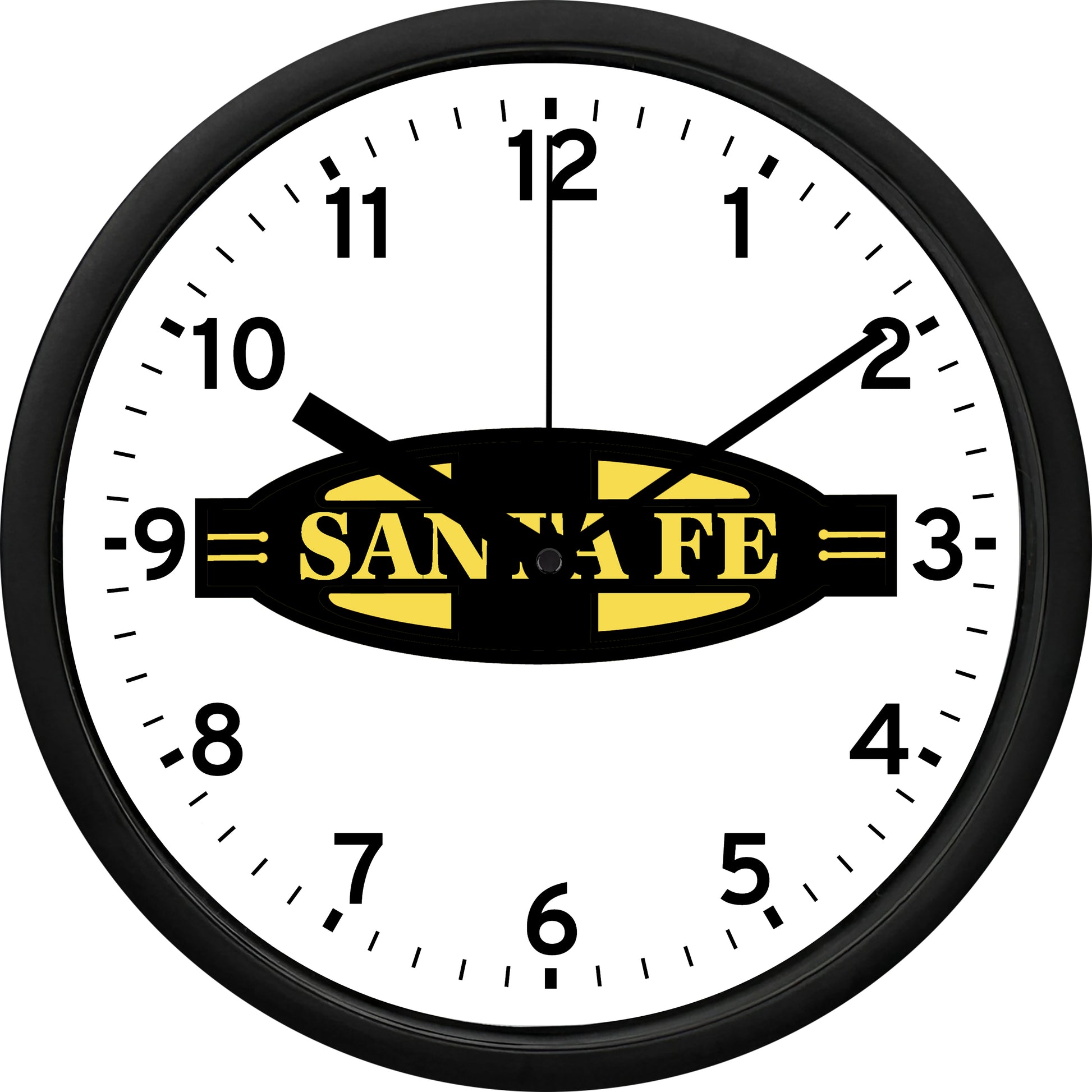 Atchison, Topeka and Santa Fe Railway Wall Clock