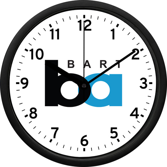 BART Railroad Wall Clock