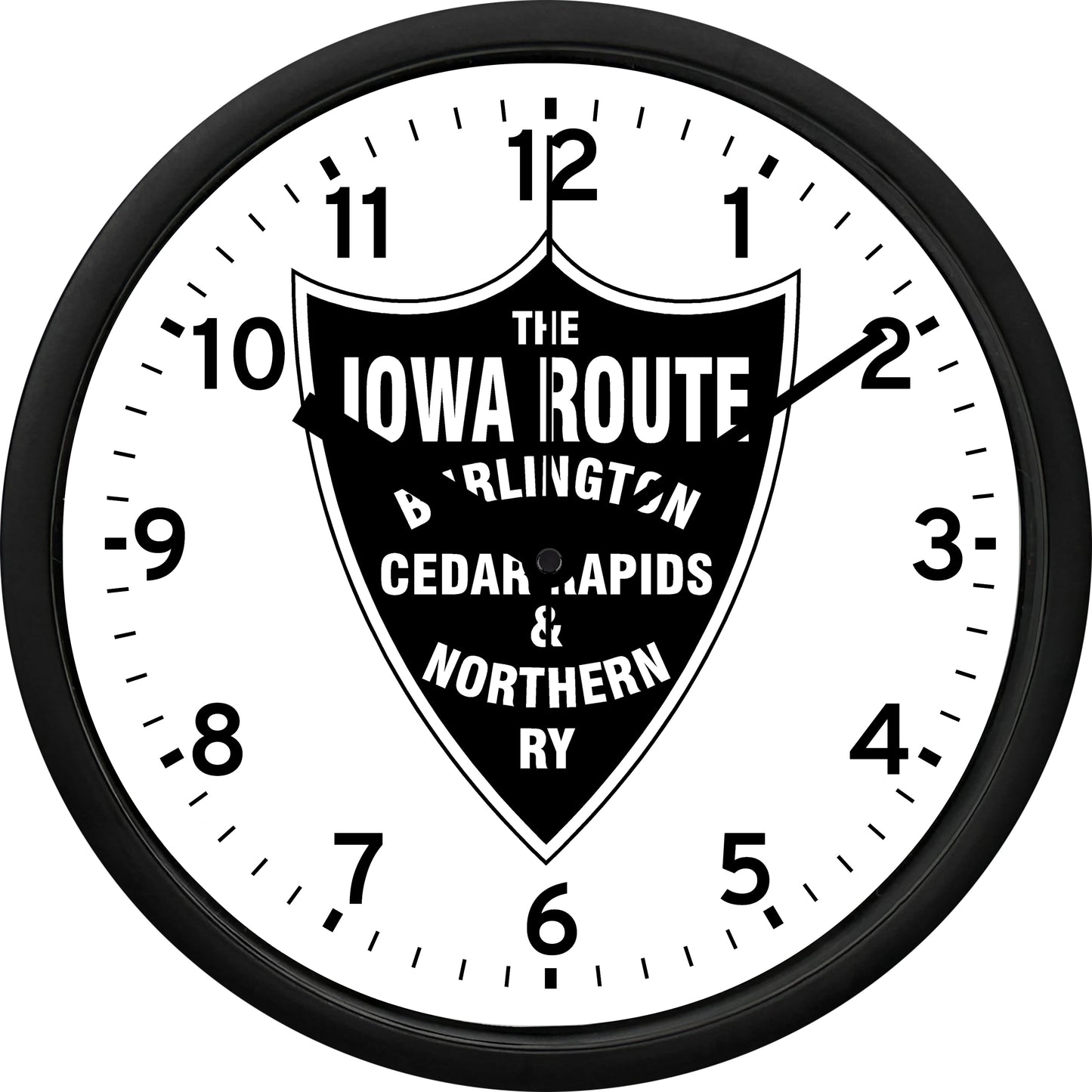 Burlington, Cedar Rapids, & Northern Railway Wall Clock