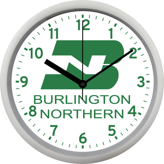 Burlington Northern Railroad Wall Clock