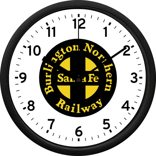 Burlington Northern Santa Fe Railway "BNSF" Wall Clock