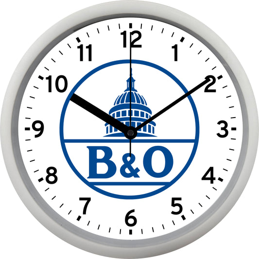 Baltimore & Ohio Railroad "B&O" Wall Clock