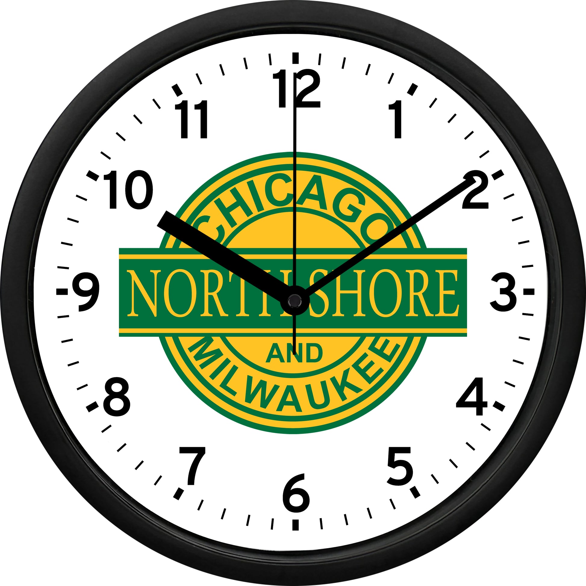 Chicago, North Shore, & Milwaukee Railroad Wall Clock