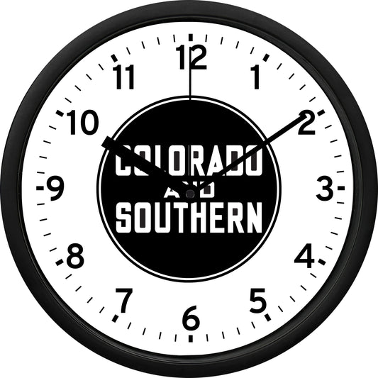 Colorado & Southern Railway Wall Clock