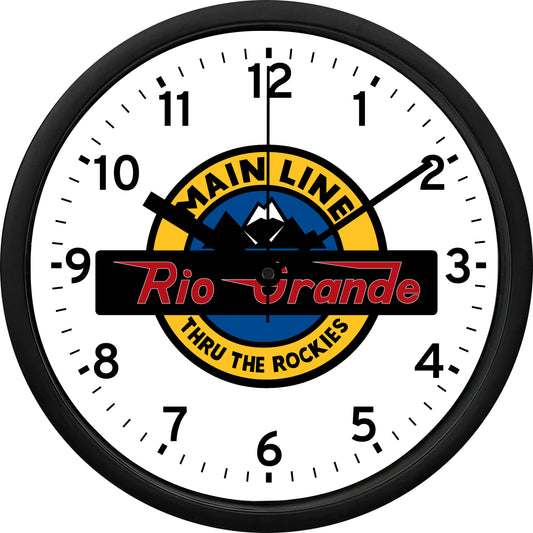 Denver & Rio Grande Western Railroad Wall Clock