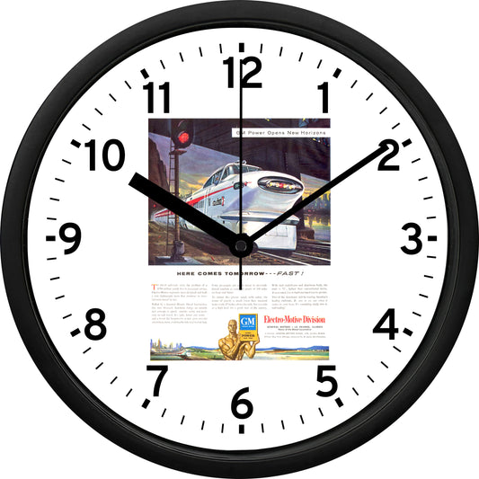 GM Electro-Motive Division "Aero Train" Wall Clock