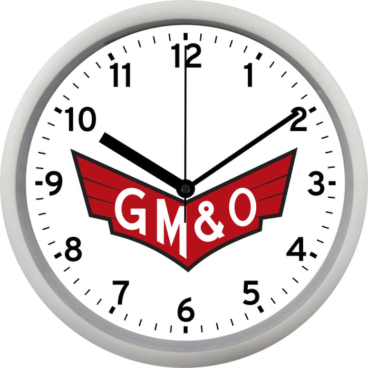 Gulf Mobile & Ohio Railroad "GM&O" Wall Clock