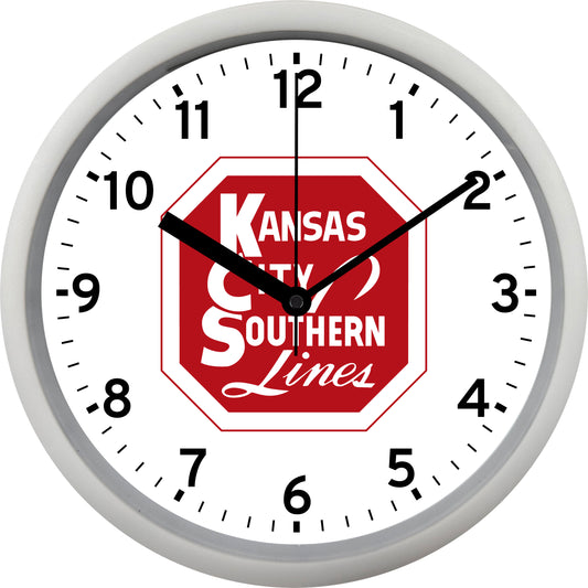 Kansas City Southern Lines Railroad Wall Clock