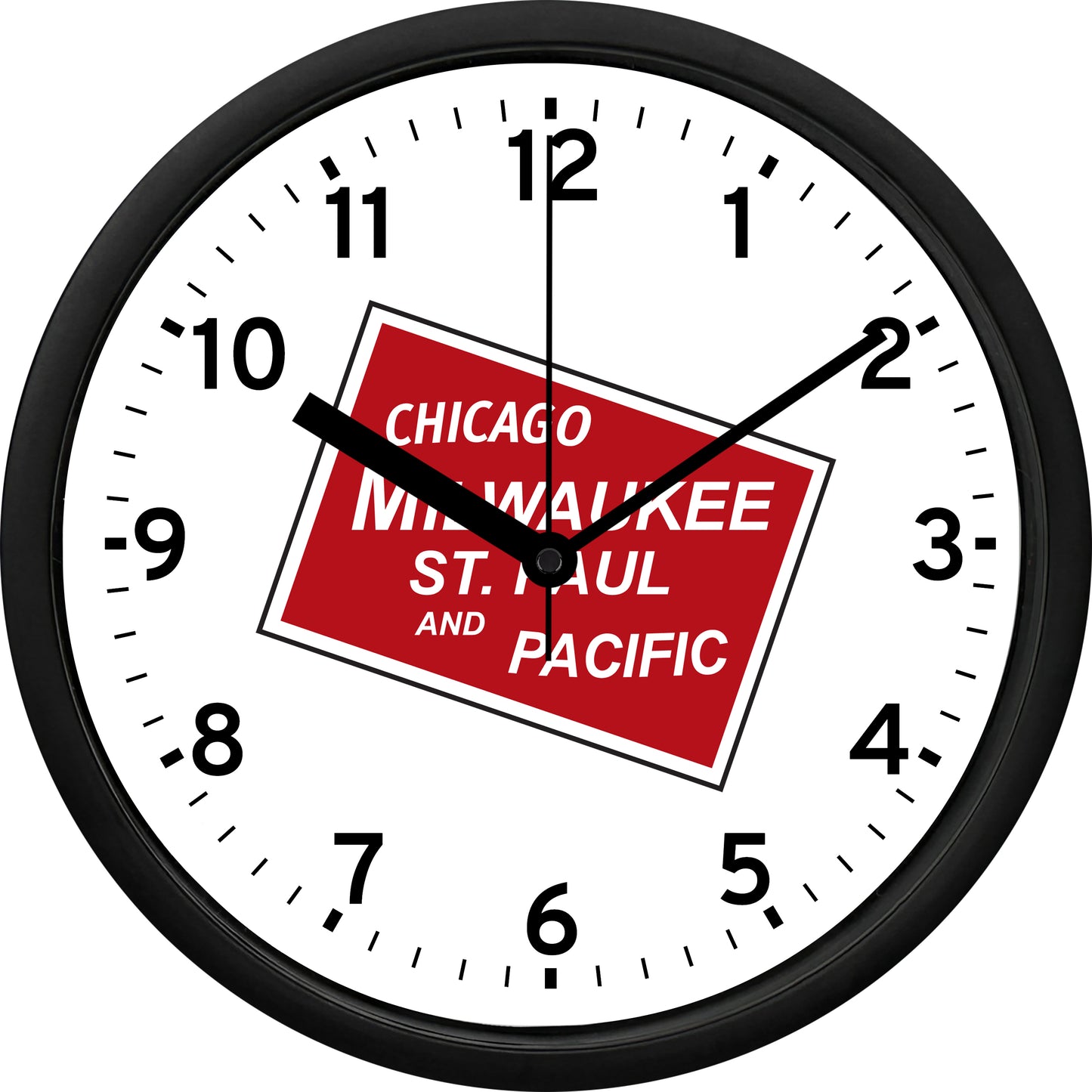Chicago, Milwaukee, St. Paul & Pacific Railroad "The Milwaukee Road" Wall Clock