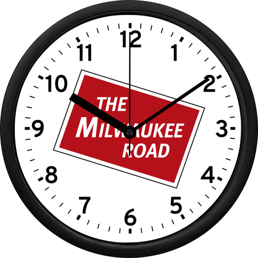 Chicago, Milwaukee, St. Paul & Pacific Railroad "The Milwaukee Road" Wall Clock