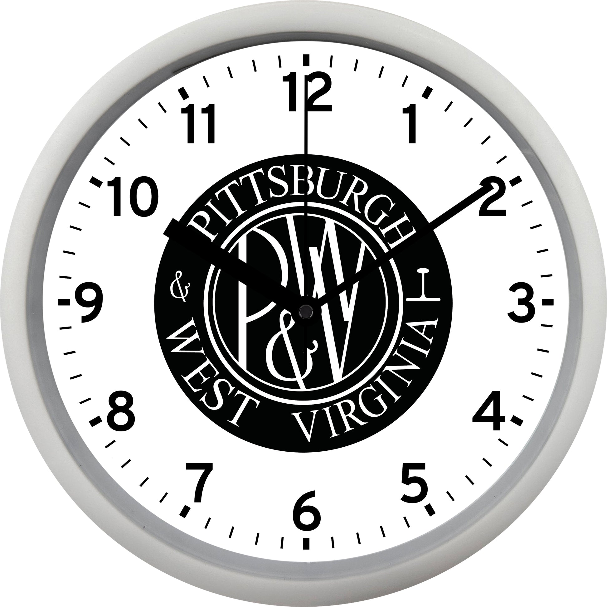 Pittsburgh & West Virginia Railroad Wall Clock