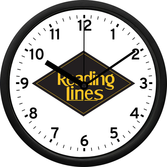 Reading Lines Railroad Wall Clock