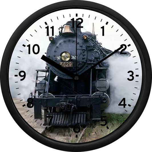 Railroad Steam Engine 5629 Wall Clock