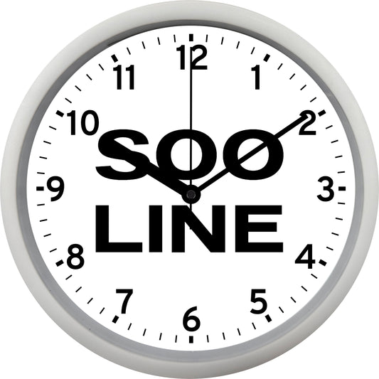 Minneapolis, St. Paul and Sault Ste. Marie Railroad Railroad "SOO Line" Wall Clock