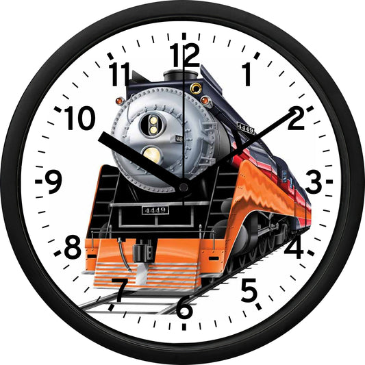 Southern Pacific Railroad "Daylight '4449' Steam Locomotive" Wall Clock