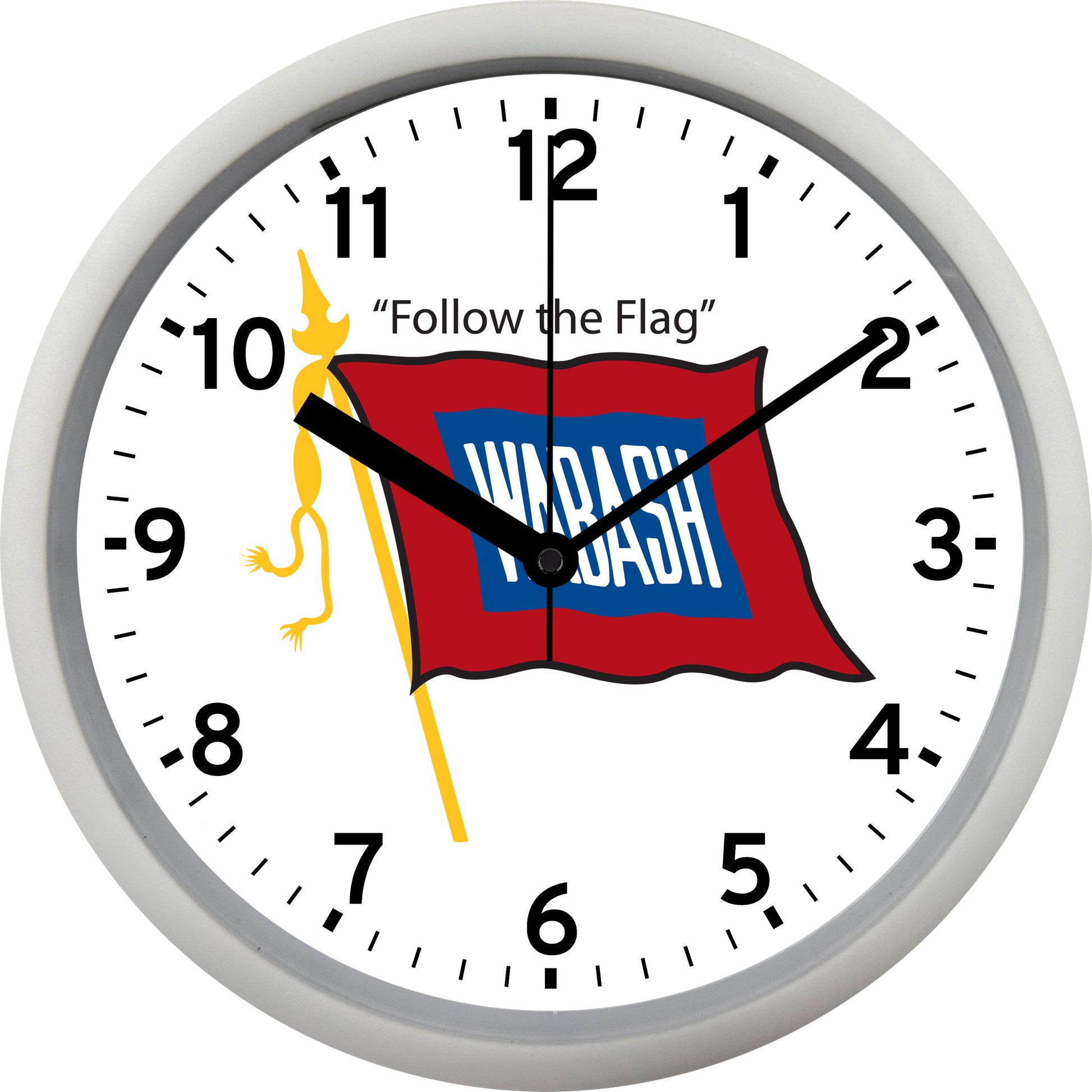 Wabash Railroad Wall Clock