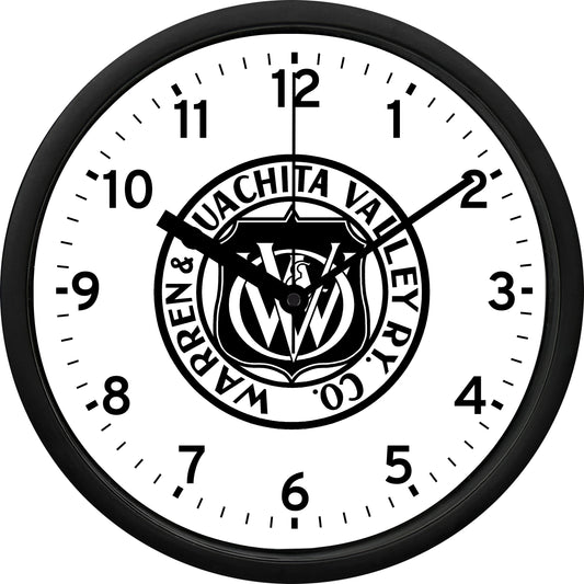 Warren & Ouachita Valley Railway Co. Wall Clock