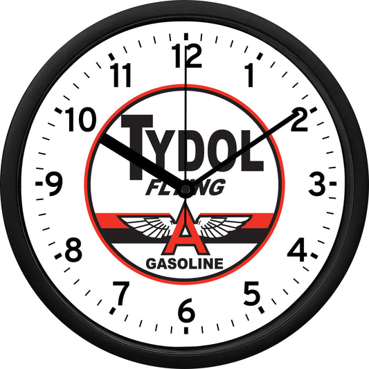 Tydol Flying A Gasoline Wall Clock