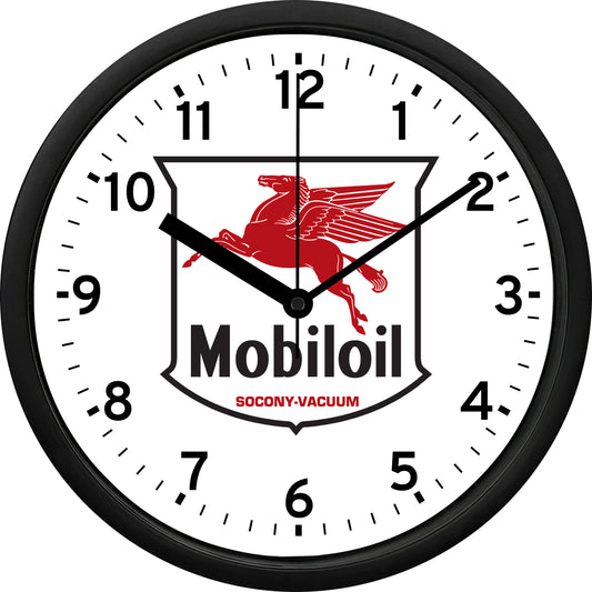 Mobiloil Socony-Vacuum Oil Co. Wall Clock