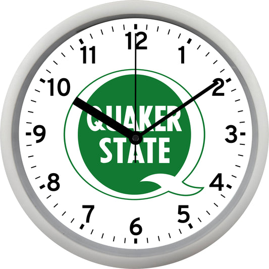 Quaker State Motor Oil Wall Clock