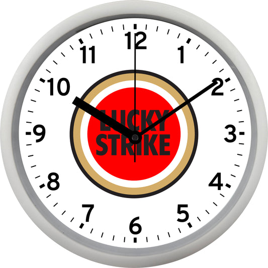 Lucky Strike Cigarettes Wall Clock