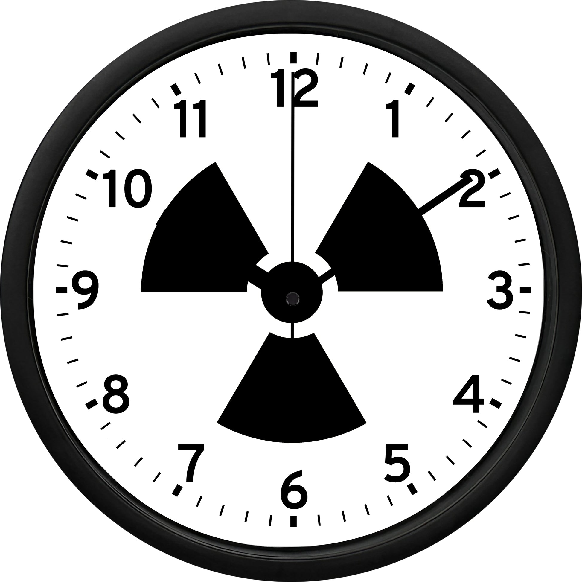 Radiation Symbol Wall Clock Version 2 – Heartland Diecast & Promotions, LLC