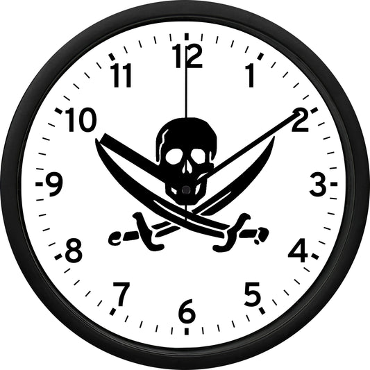 The Jolly Roger Wall Clock