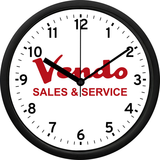 Vendo Sales & Service Wall Clock