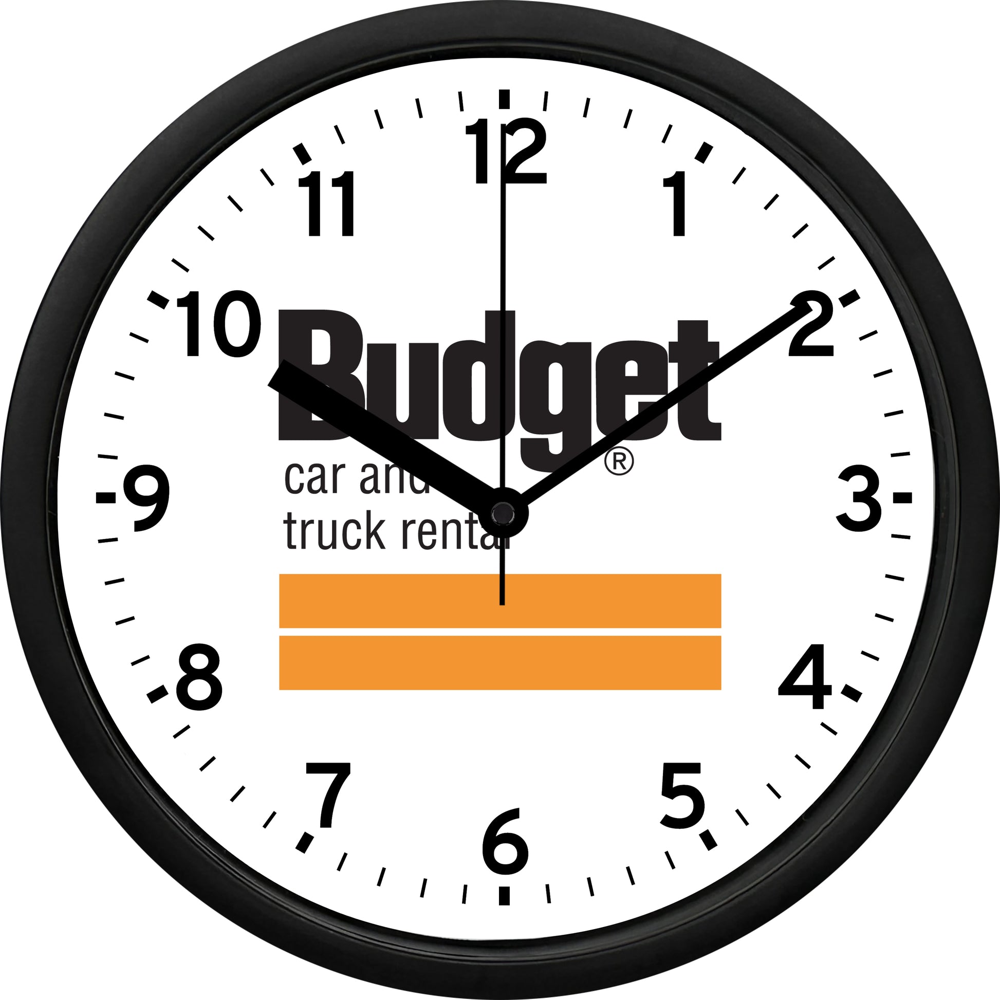 Budget Car and Truck Rental Wall Clock Version 1 Heartland Diecast