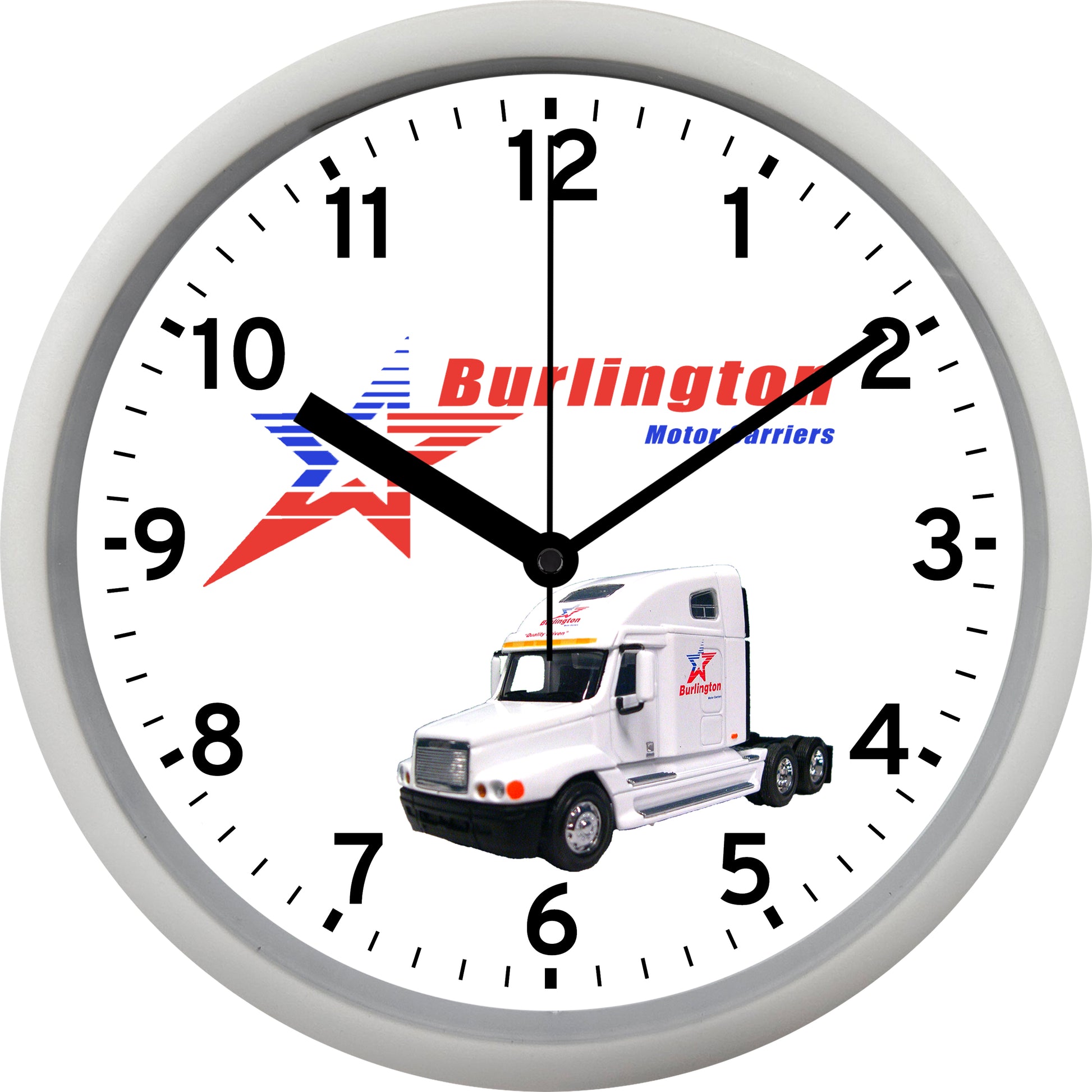 Burlington Motor Carriers Wall Clock