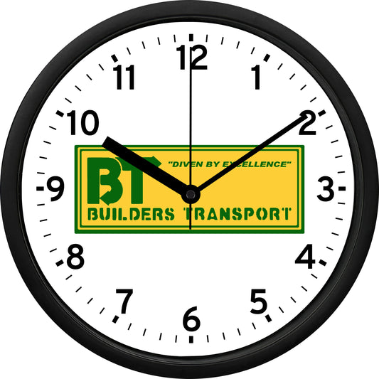 Builders Transport Wall Clock