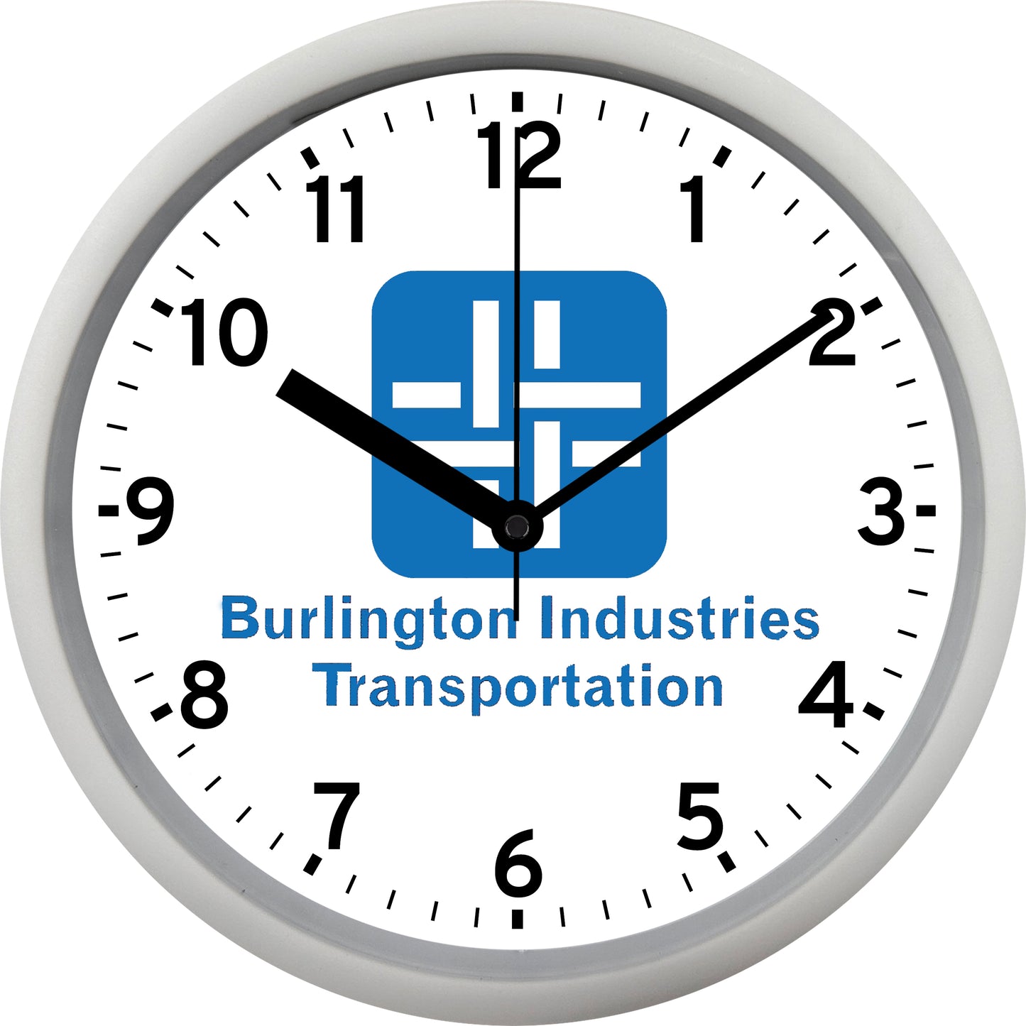 Burlington Industries Transportation Wall Clock