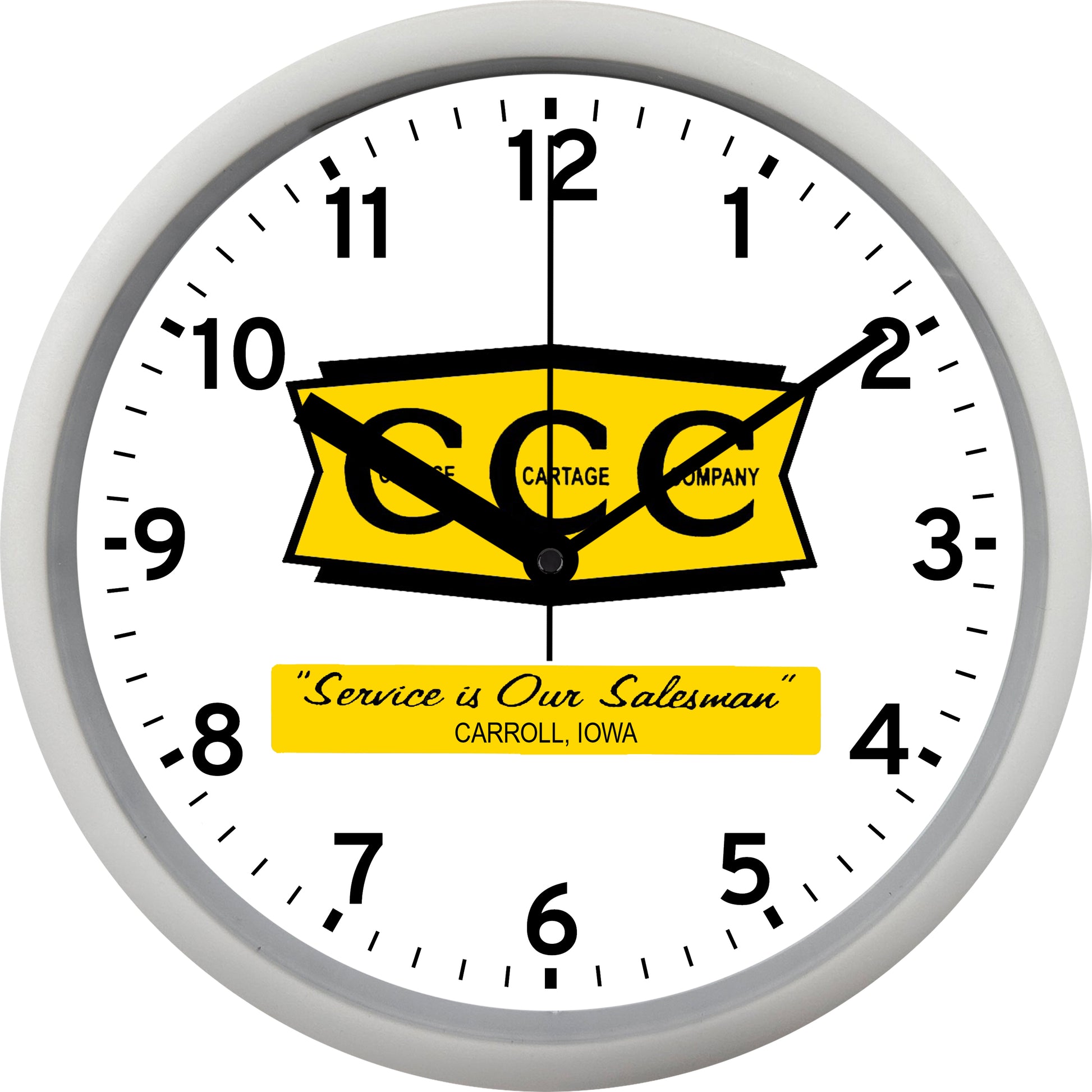 Crouse Cartage Company - "CCC" Wall Clock