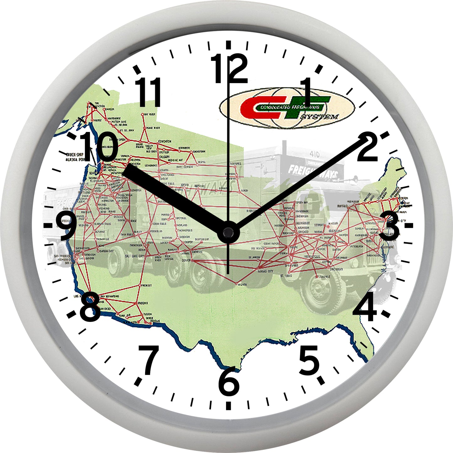 Consolidated Freightways - "CF" Wall Clock