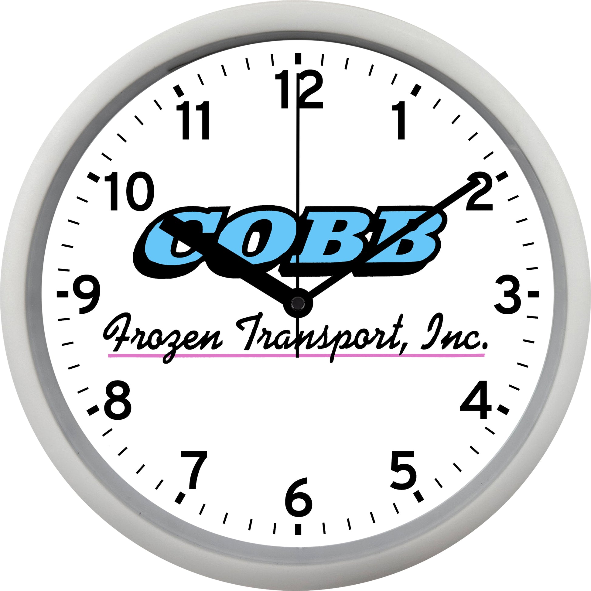 Cobb Frozen Transport, Inc. Wall Clock