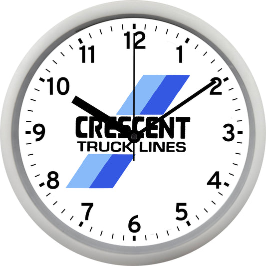 Crescent Truck Lines Wall Clock