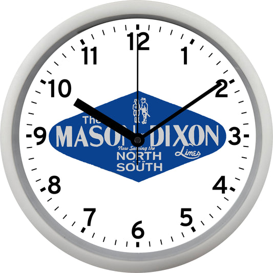 The Mason-Dixon Lines Wall Clock