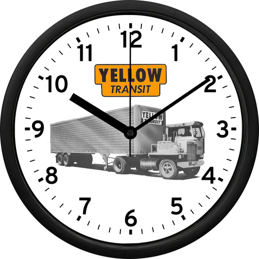 Yellow Transit Freight Lines Inc Wall Clock