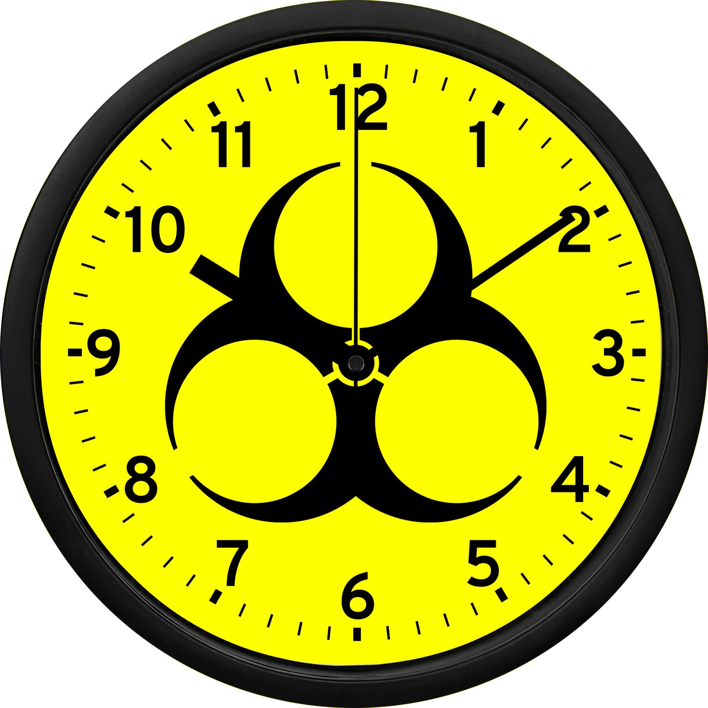 Biohazard Warning Wall Clock