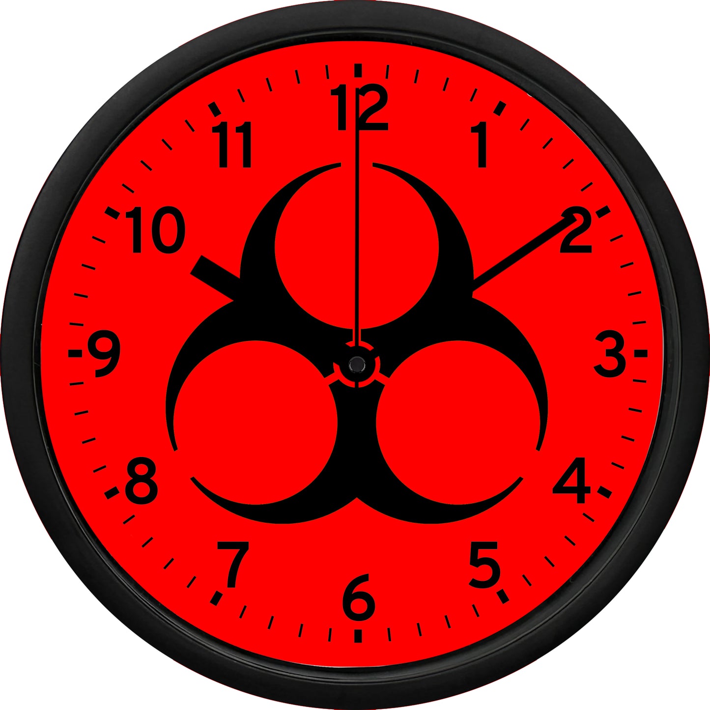 Biohazard Warning Wall Clock