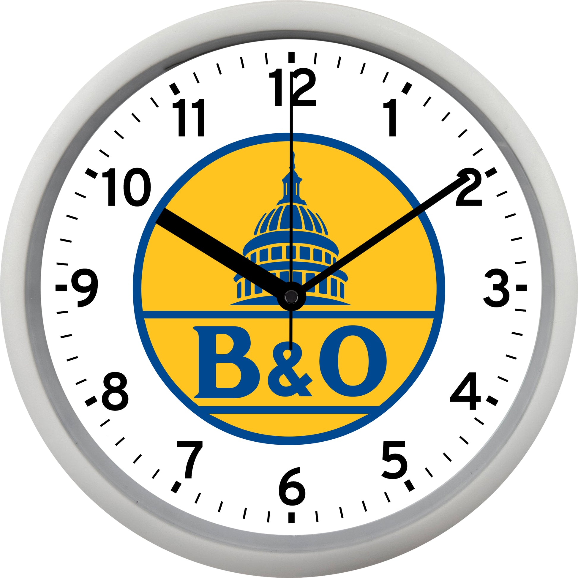 Baltimore & Ohio Railroad "B&O" Wall Clock